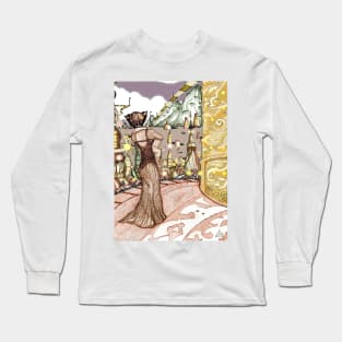 Planet XYZ : Colour version [Pen Drawn Fantasy Figure Illustration] Long Sleeve T-Shirt